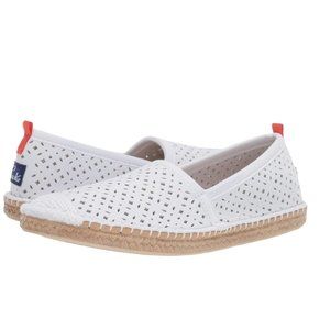 NEW Sea Star Beachwear Beachcomber Espadrille Water Shoe White Eyelet